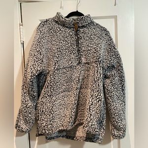 Sherpa Pullover navy blue